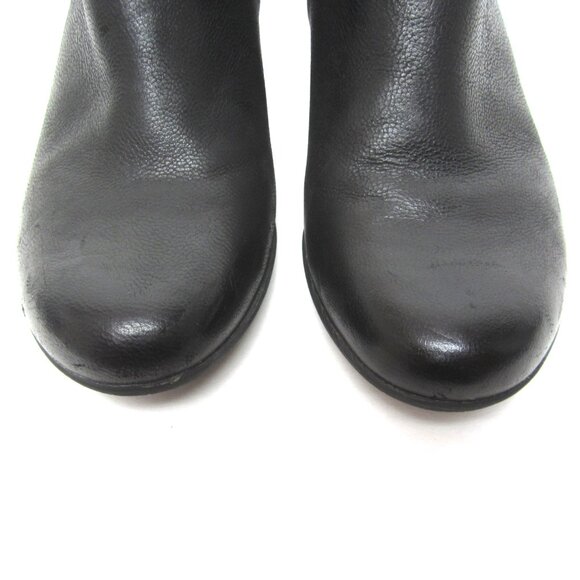 Dansko Raina Size 37 6.5 7 Heeled Bootie Side Zip Black Leather - Picture 6 of 15